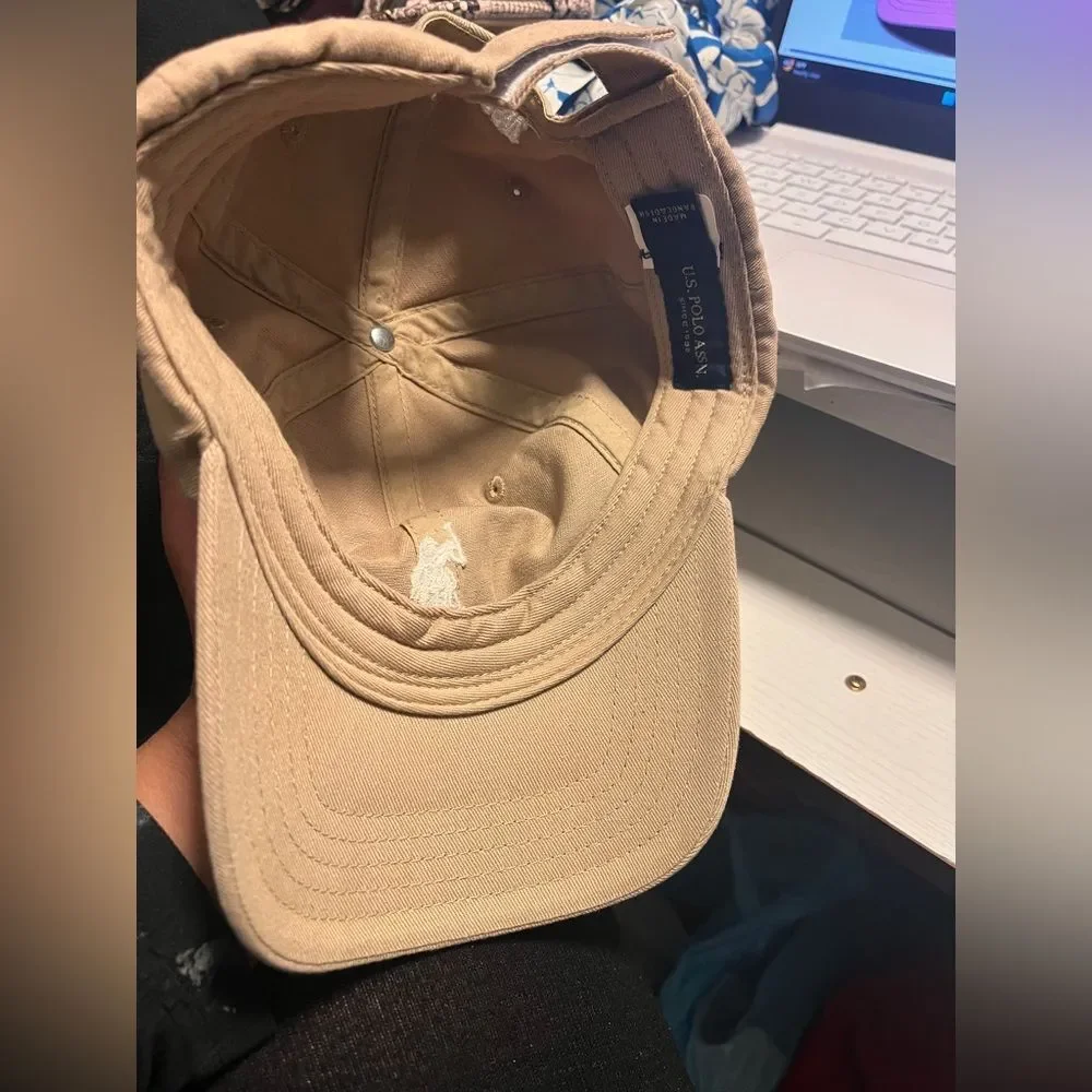 U.S. Polo Assn. Kids Hat One Size Cap Khaki Sand